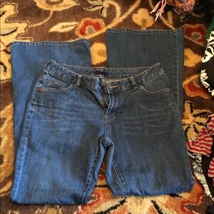 Classic Women's Flare Blue Denim Jeans